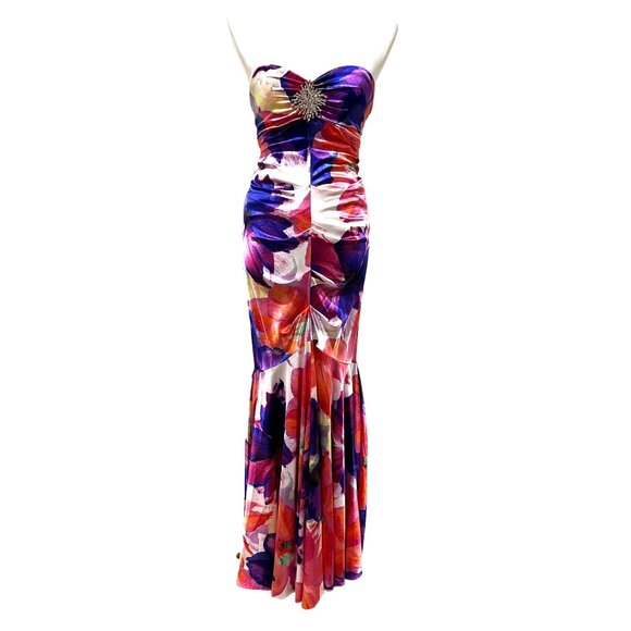 Gorgeous mermaid silhouette dress- size small - Picture 1 of 8